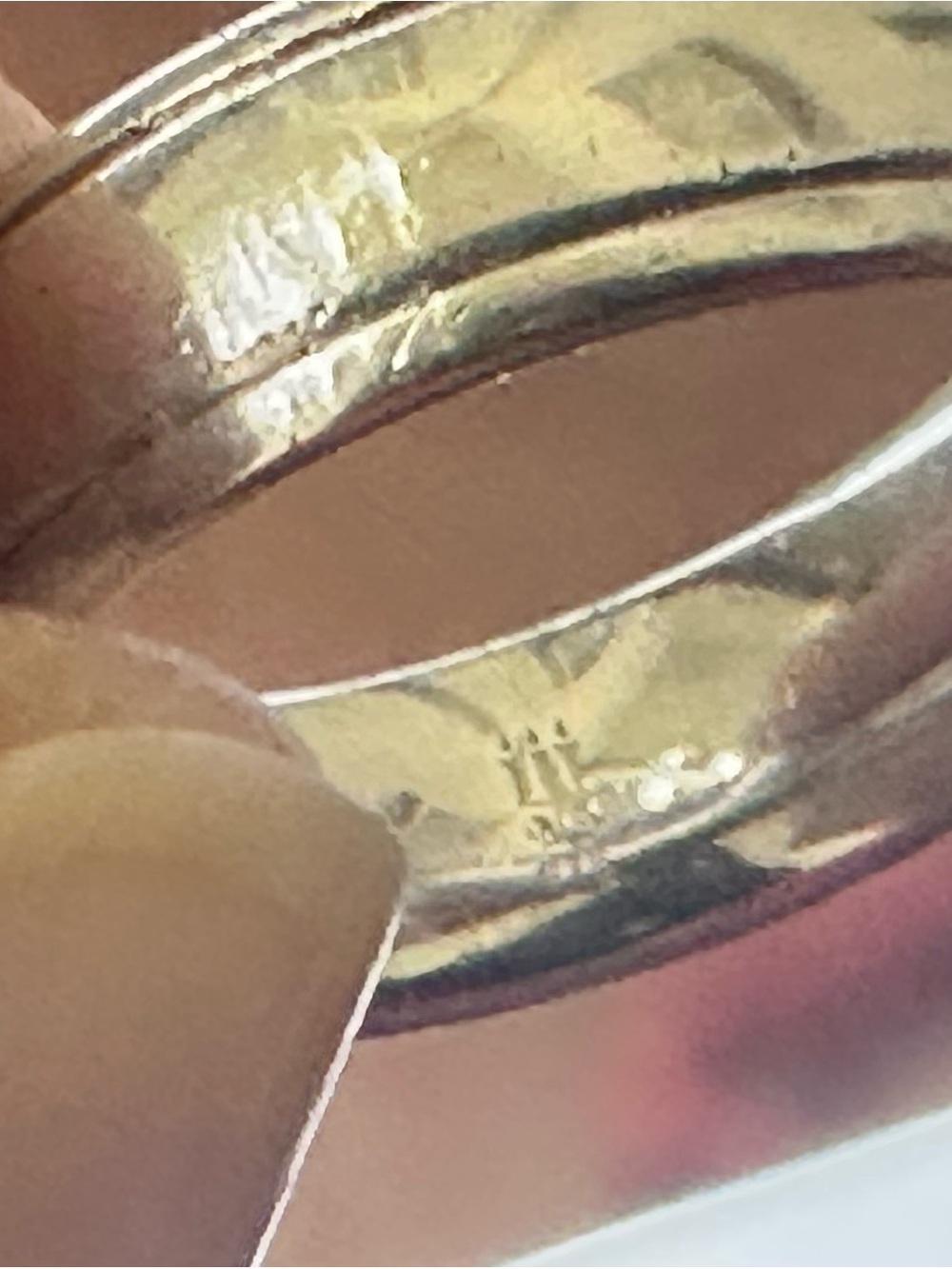 James Avery 925 Sterling silver wedding band - Picture 4 of 5